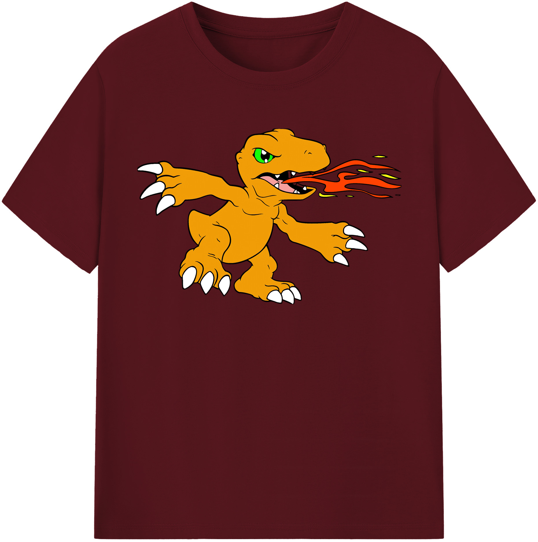 （画像用） Digimon デジタルモンスター/デジモン 綿100％半袖Tシャツ（フロントプリント）